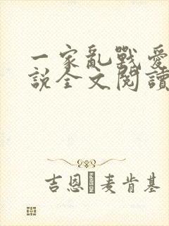 一家乱战爱莲小说全文阅读封面