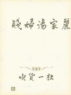 贱妇汤家丽封面