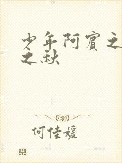 少年阿宾之多事之秋