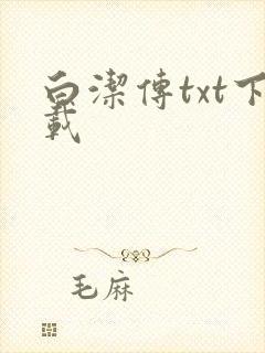 白洁传txt下载
