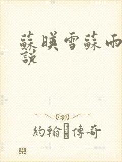 苏映雪苏雨柔小说