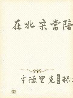在北宋当陪房