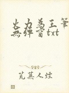 火力为王笔趣阁无弹窗txt