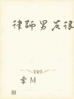 律师男友很难撩封面