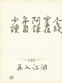 少年阿宾全文阅读目录在线阅读黄小洁封面