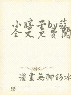 小瞎子by苏软全文免费阅读