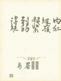 得到超级肉禽系统的紫岭红山