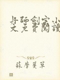 丹师剑宗小说全文免费阅读