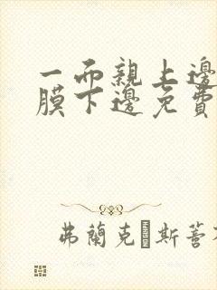 一面亲上边一面膜下边免费阅读