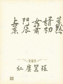 上门女婿叶辰 叶辰萧初然531