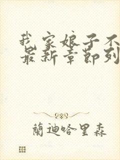 我家娘子不对劲最新章节列表免费