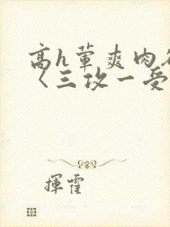高h荤爽肉欲文〈三攻一受