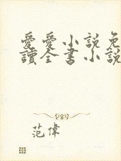 爱爱小说免费阅读全书小说乡村