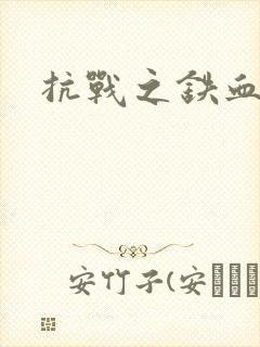 抗战之铁血佣兵封面