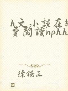 h文小说在线免费阅读nphhh封面