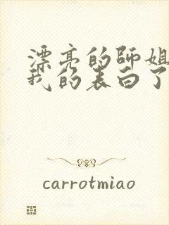 漂亮的师姐接受我的表白了