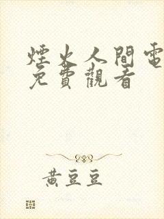 烟火人间电视剧免费观看