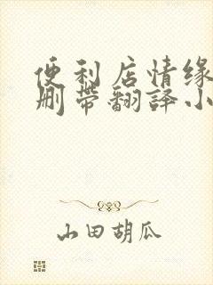 便利店情缘未增删带翻译小说