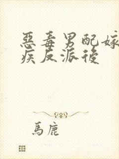 恶毒男配嫁给残疾反派后