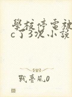 学校停电被同桌c了3次小说