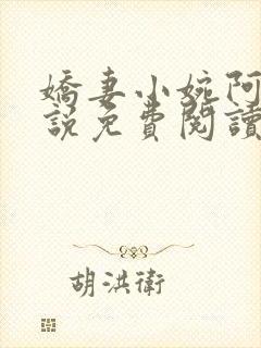 娇妻小婉阿闯小说免费阅读封面