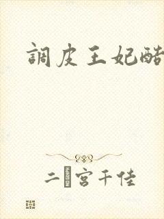 调皮王妃酷王爷