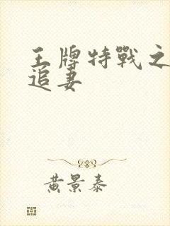 王牌特战之军少追妻封面