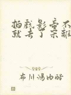 拍戏影帝不小心就去了宋离