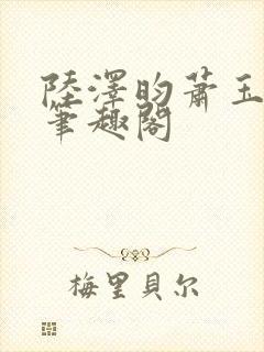 陆泽昀萧玉小说笔趣阁