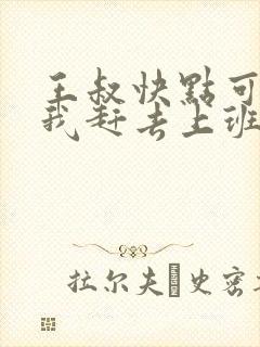 王叔快点可以吗我赶去上班封面