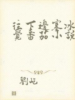 往下边塞冰棒感觉番茄小说封面