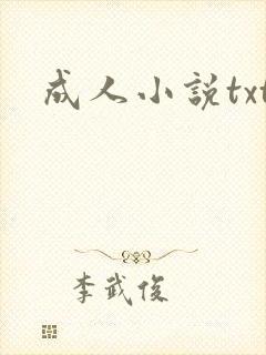 成人小说txt