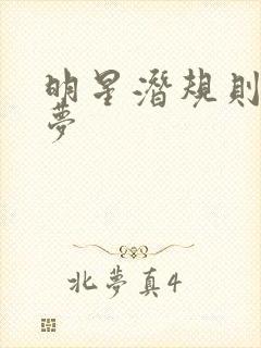 明星潜规则之皇梦