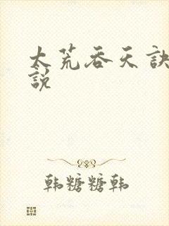 太荒吞天诀 小说