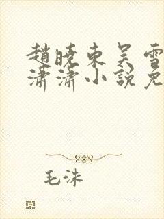 赵晓东吴雪晴王潇潇小说免费阅读