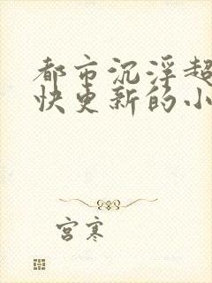 都市沉浮超前超快更新的小说封面