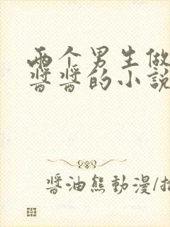 两个男生做酿酿酱酱的小说封面