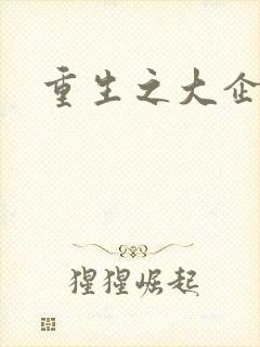 重生之大企业家