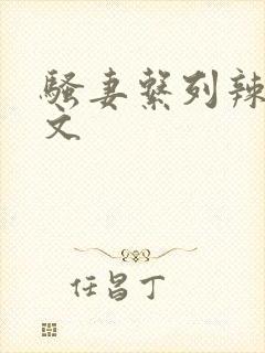 骚妻系列辣文h文封面