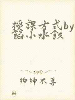 授课方式by肉馅小水饺
