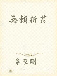 无赖折花封面
