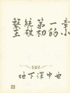 系统第一章给宿主破初的小说封面