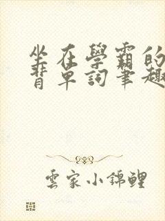 坐在学霸的鸡上背单词笔趣阁