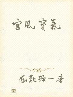 官风宝气封面