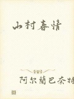 山村春情封面