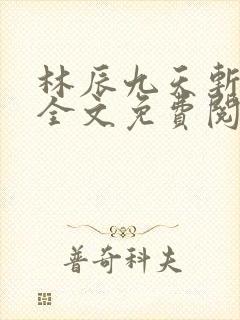 林辰九天斩神诀全文免费阅读笔趣阁