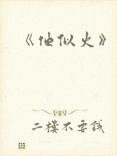 《他似火》封面