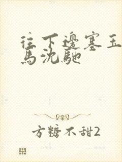 往下边塞玉器骑马沈驰