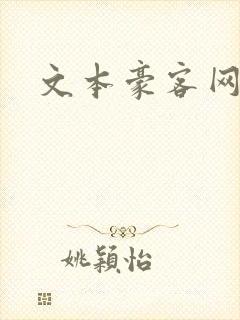 文本豪客网封面