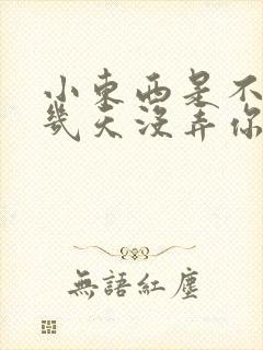 小东西是不是好几天没弄你了